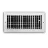 14 In. X 6 In. Adjustable 1-Way Wall/Ceiling Register