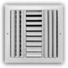 10 In. X 10 In. 3-Way Adjustable Curved Blade Wall/Ceiling Register