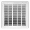 24 In. X 24 In. Steel Commercial T-Bar Return Air Filter Grille In White