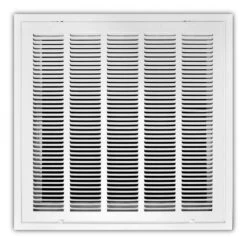 24 In. X 24 In. Steel Commercial T-Bar Return Air Filter Grille In White