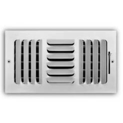 12 In. X 6 In. 3-Way Fixed Curved Blade Wall/Ceiling Register