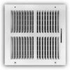10 In. X 10 In. 2-Way Wall/Ceiling Register