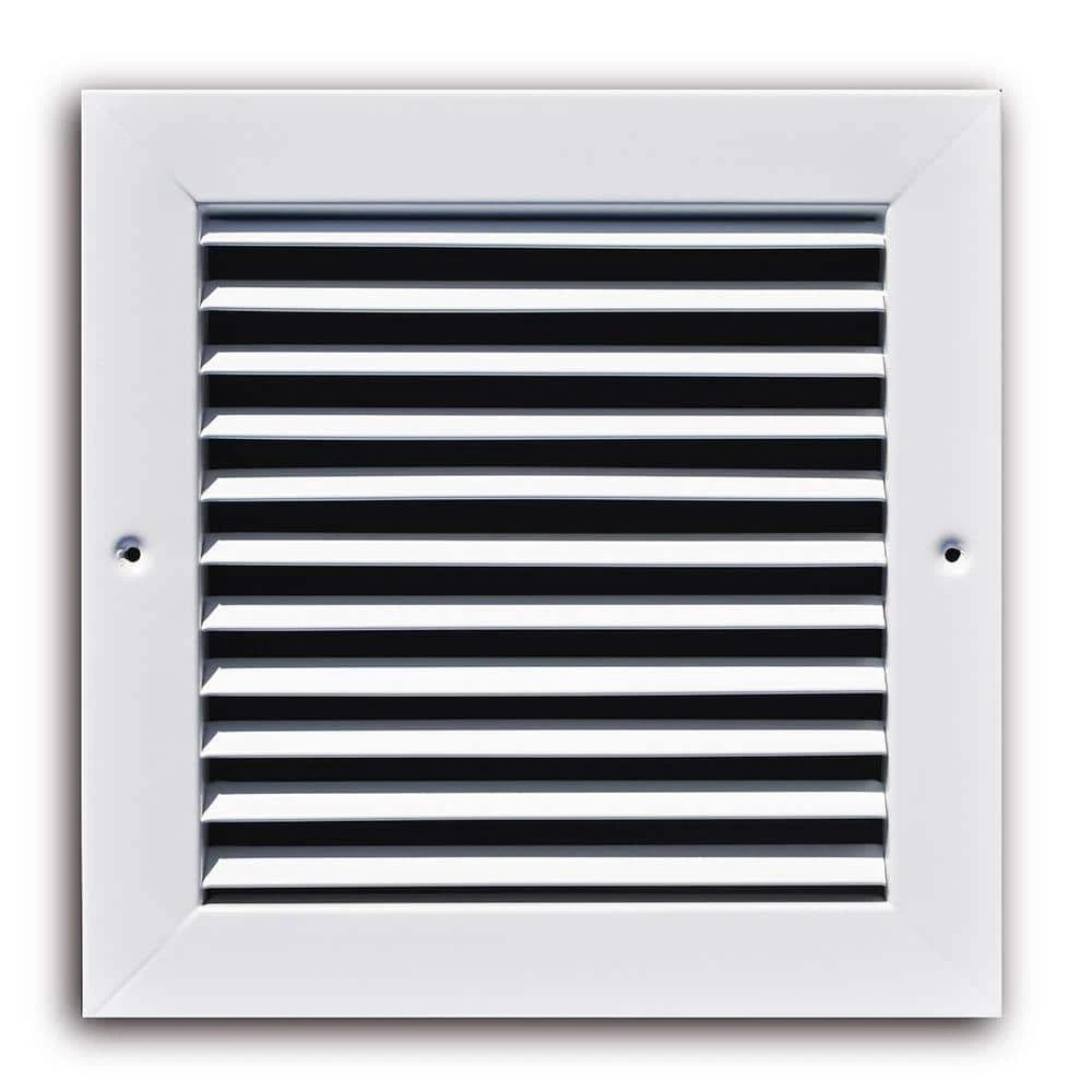 8 In. X 8 In. White Steel Return Air Grille 1 8 In. X 8 In. White Steel Return Air Grille