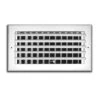 8 In. X 4 In. 1 Way Adjustable Curved Blade Wall/Ceiling Register