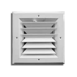 8 In. X 8 In. 2 Way Aluminum Square Ceiling Diffuser