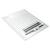 10 In. X 8 In. Plastic Ceiling Register 3-Way