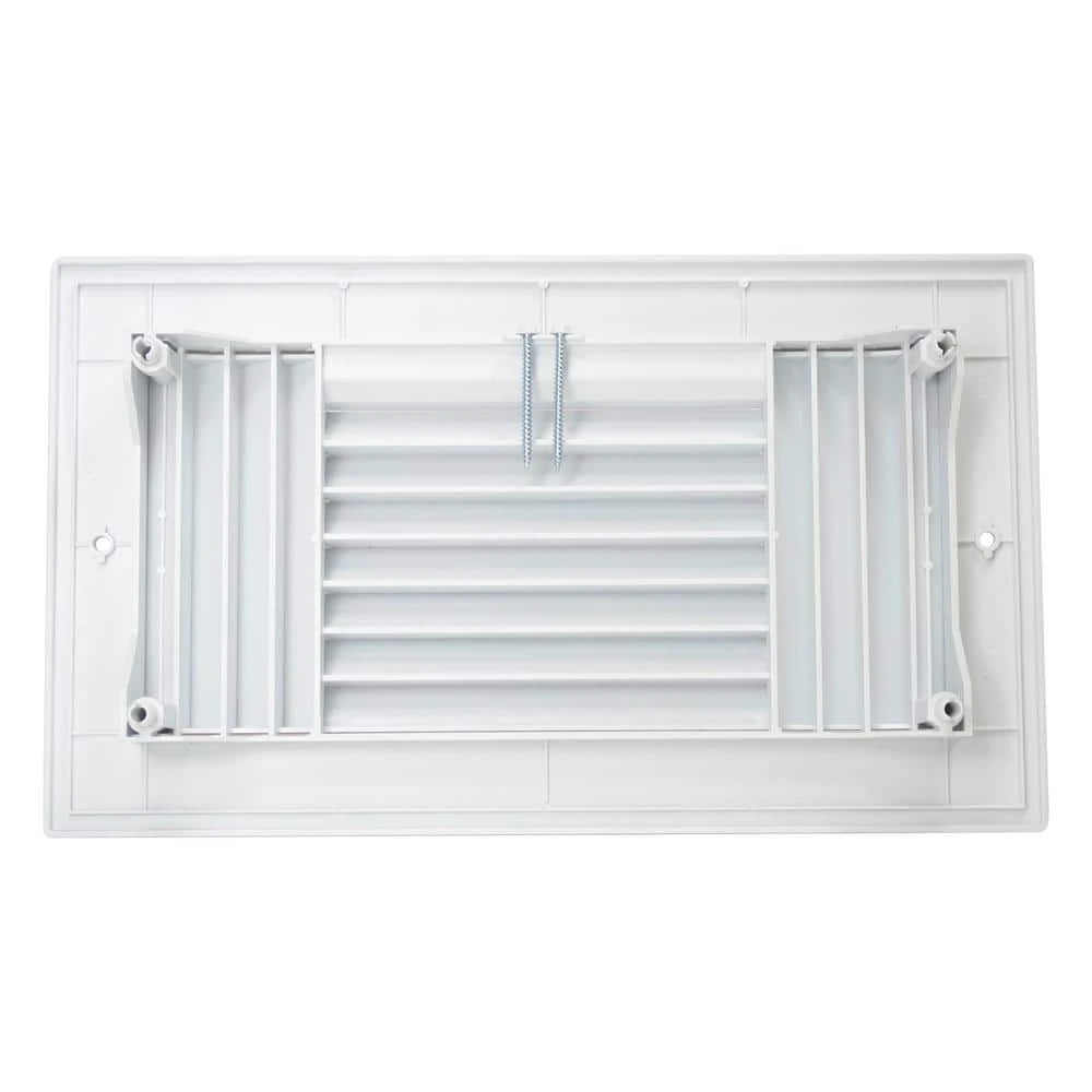 12 In. X 6 In. Plastic Ceiling Register 3-Way 6 12 In. X 6 In. Plastic Ceiling Register 3-Way - Image 6