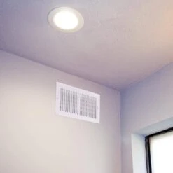 12 In. X 6 In. 2-Way Steel Wall/Ceiling Register, White -Fire Place Store whites ez flo registers grilles 61612 31 1000