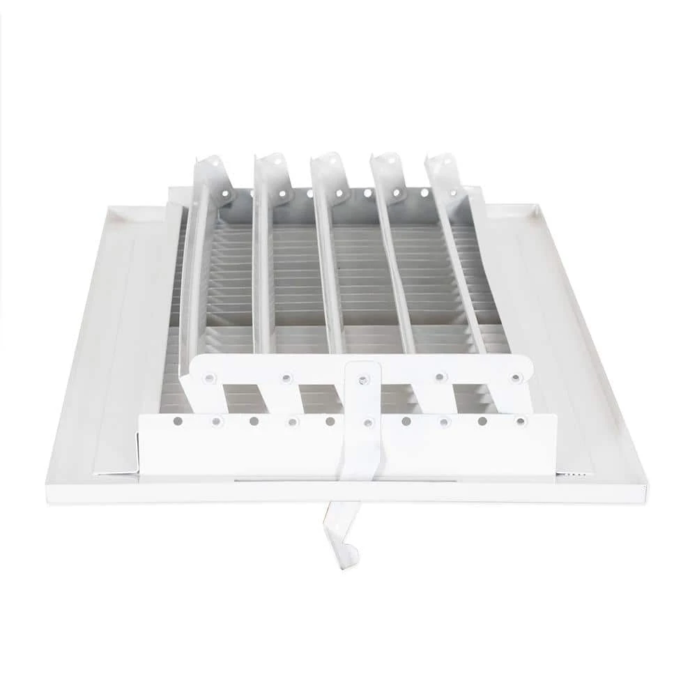 14 In. X 6 In. 2-Way Steel Wall/Ceiling Register, White 5 14 In. X 6 In. 2-Way Steel Wall/Ceiling Register, White - Image 5