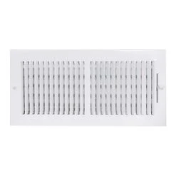 14 In. X 6 In. 2-Way Steel Wall/Ceiling Register, White 8 14 In. X 6 In. 2-Way Steel Wall/Ceiling Register, White -Fire Place Store whites ez flo registers grilles 61613 c3 1000