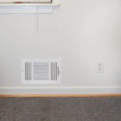 10 In. X 6 In. 3-Way Steel Wall/Ceiling Registered, White -Fire Place Store whites ez flo registers grilles 61614 31 1000