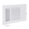 10 In. X 6 In. 3-Way Steel Wall/Ceiling Registered, White