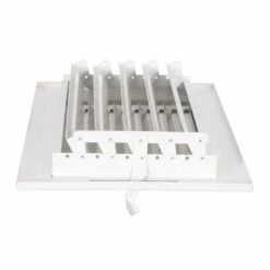 12 In. X 6 In. 3-Way Steel Wall/Ceiling Register , White 10 12 In. X 6 In. 3-Way Steel Wall/Ceiling Register , White -Fire Place Store whites ez flo registers grilles 61615 1f 1000