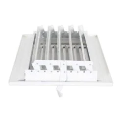 14 In. X 6 In. 3-Way Steel Wall/Ceiling Register, White -Fire Place Store whites ez flo registers grilles 61616 1f 1000