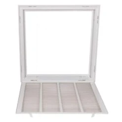 20 In. X 20 In. Steel Return Filter Grille -Fire Place Store whites ez flo registers grilles 61632 4f 1000