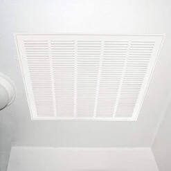 25 In. X 20 In. Steel Return Filter Grille -Fire Place Store whites ez flo registers grilles 61634 76 1000