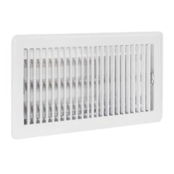 12 In. X 6 In. Steel Floor Diffuser, White 7 12 In. X 6 In. Steel Floor Diffuser, White -Fire Place Store whites ez flo registers grilles 61638 c3 1000