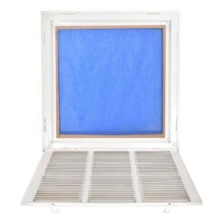 18 In. X 18 In. Steel Return Filter Grille -Fire Place Store whites ez flo registers grilles 61656 44 1000