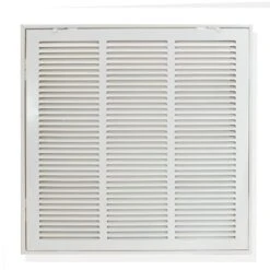 18 In. X 18 In. Steel Return Filter Grille -Fire Place Store whites ez flo registers grilles 61656 4f 1000