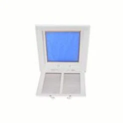 10 In. X 10 In. Steel Return Filter Grille -Fire Place Store whites ez flo registers grilles 61657 44 1000