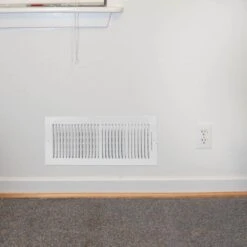 16 In. X 6 In. 2-Way Steel Wall/Ceiling Register, White -Fire Place Store whites ez flo registers grilles 61663 31 1000