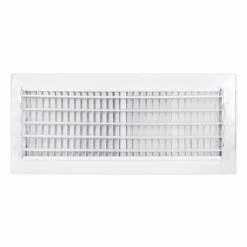 16 In. X 6 In. 2-Way Steel Wall/Ceiling Register, White -Fire Place Store whites ez flo registers grilles 61663 4f 1000
