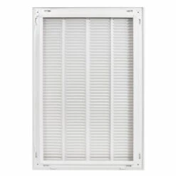16 In. X 25 In. Steel Return Filter Grille, White -Fire Place Store whites ez flo registers grilles 61671 1f 1000