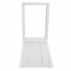 16 In. X 25 In. Steel Return Filter Grille, White -Fire Place Store whites ez flo registers grilles 61671 44 1000