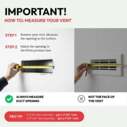 Flush Wall Vent Luxe 6 In. W. X 10 In. - White -Fire Place Store whites fittes registers grilles dwall6x10swh 76 1000