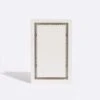 Framed Wall Vent Luxe 10 In. W. X 14 In. - White