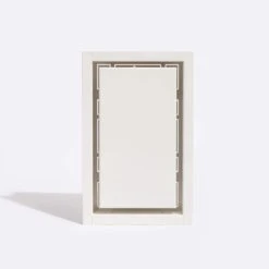 Framed Wall Vent Luxe 10 In. W. X 14 In. - White