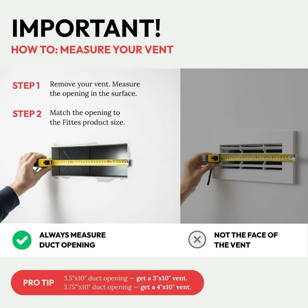 Framed Wall Vent Luxe 6 In. W. X 10 In. - White 8 Framed Wall Vent Luxe 6 In. W. X 10 In. - White - Image 8