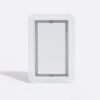 Flush Wall Vent (Lite) 6 In. X 10 In. White