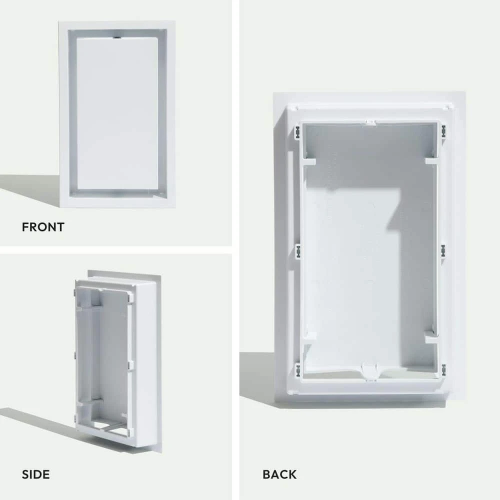 Framed Wall Vent (Lite) 10 In. X 14 In. White 3 Framed Wall Vent (Lite) 10 In. X 14 In. White - Image 3