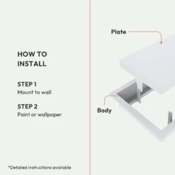 Framed Wall Vent (Lite) 6 In. X 10 In. White 11 Framed Wall Vent (Lite) 6 In. X 10 In. White -Fire Place Store whites fittes registers grilles dwlitfr6x10wht 4f 1000