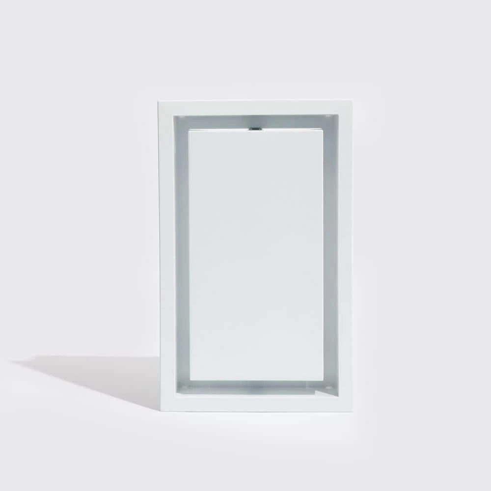 Framed Wall Vent (Lite) 6 In. X 10 In. White 1 Framed Wall Vent (Lite) 6 In. X 10 In. White