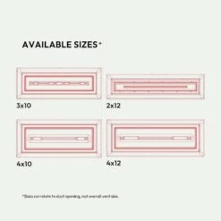 Framed Floor Vent (Lite) 3 In. X 10 In. White 13 Framed Floor Vent (Lite) 3 In. X 10 In. White -Fire Place Store whites fittes registers grilles lite3x10wht 76 1000