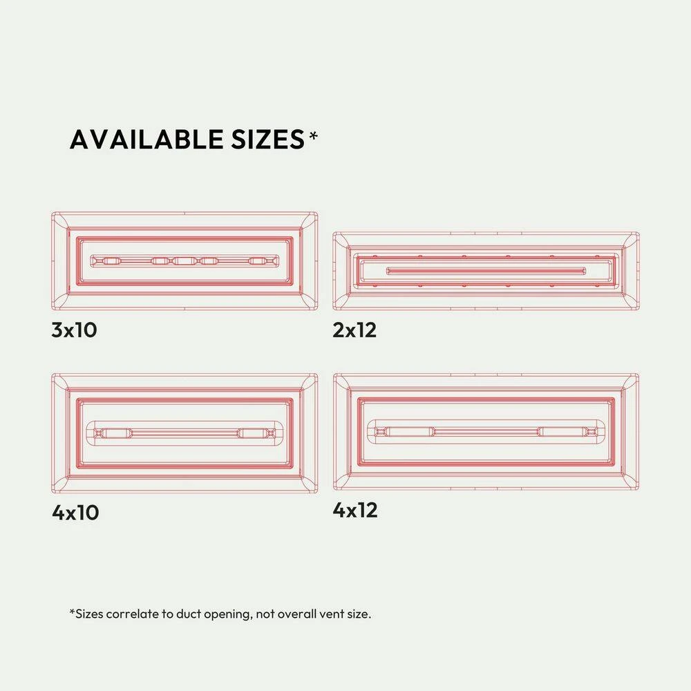 Framed Floor Vent (Lite) 3 In. X 10 In. White 7 Framed Floor Vent (Lite) 3 In. X 10 In. White - Image 7