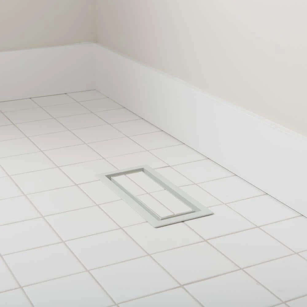 Framed Floor Vent (Lite) 4 In. X 10 In. White 5 Framed Floor Vent (Lite) 4 In. X 10 In. White - Image 5