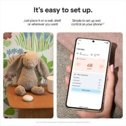 Google Nest Temperature Sensor (2nd Gen) - 3-Pack -Fire Place Store whites google thermostat sensors ga05177 us c3 1000