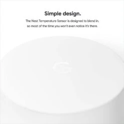 Google Nest Temperature Sensor - Smart Home Thermostat Sensor -Fire Place Store whites google thermostat sensors t5000sf 76 1000