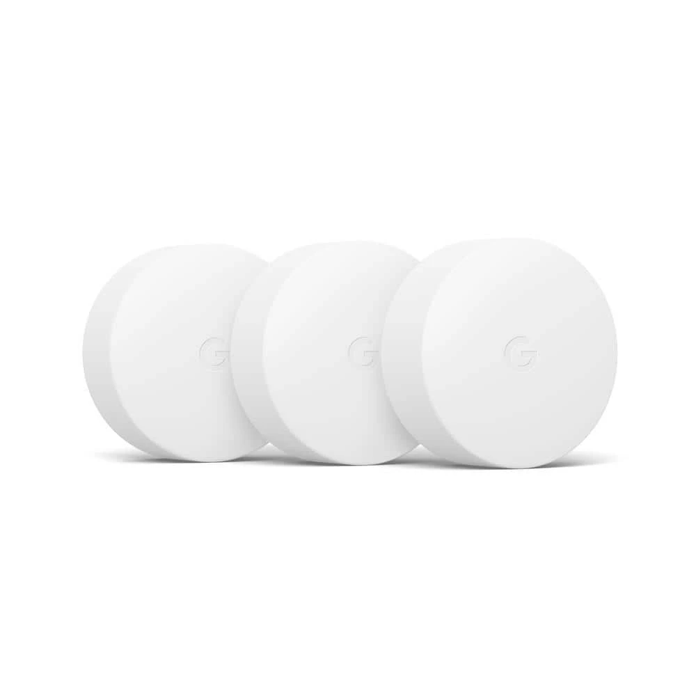 Google Nest Temperature Sensor - Smart Home Thermostat Sensor (3 Pack) 1 Google Nest Temperature Sensor - Smart Home Thermostat Sensor (3 Pack)