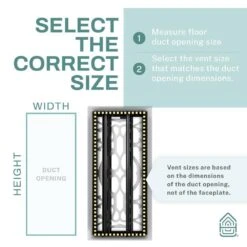 Victorian Scroll 2 X 12 In. Decorative Floor Register Vent With Mesh Cover Trap, White -Fire Place Store whites home intuition registers grilles vtfv212wh 4f 1000