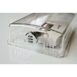 9-1/4 In. X 6 In. X 2-5/8 In. Keyless Combination Lock Thermostat Guard Cover, Clear (24-Pack) -Fire Place Store whites statguardplus thermostat lockboxes sgp201401cl 24 1f 1000