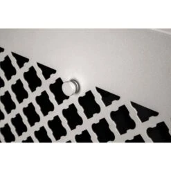 Tuscan 13 In. X 12 In. Steel Gravity Baseboard Floor Register, White/Powder Coat With Air Control Damper -Fire Place Store whites steelcrest registers grilles btu13gbbswh 4f 1000