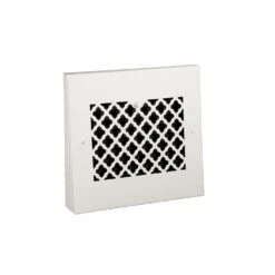 Tuscan 13 In. X 12 In. Steel Gravity Baseboard Floor Register, White/Powder Coat With Air Control Damper -Fire Place Store whites steelcrest registers grilles btu13gbbswh c3 1000