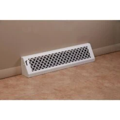 Victorian 24 In. Baseboard, Supply, White/Powder Coat -Fire Place Store whites steelcrest registers grilles bvi24bbswh fa 1000