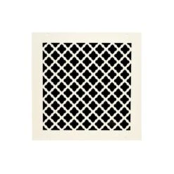 Tuscan 12 In. X 12 In. Wall Or Ceiling Register, White/Powder Coat With Opposed Blade Damper -Fire Place Store whites steelcrest registers grilles stu12x12swhh c3 1000