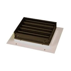 Tuscan 8 In. X 6 In. White/Powder Coat, Steel Wall/Ceiling Vent With Opposed Blade Damper -Fire Place Store whites steelcrest registers grilles ttu8x6swhh 4f 1000