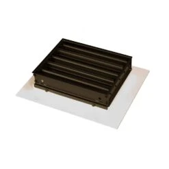 Victorian, 8 In. X 6 In. White/Powder Coat, Steel Floor Vent With Opposed Blade Damper -Fire Place Store whites steelcrest registers grilles tvi8x6swhn 66 1000